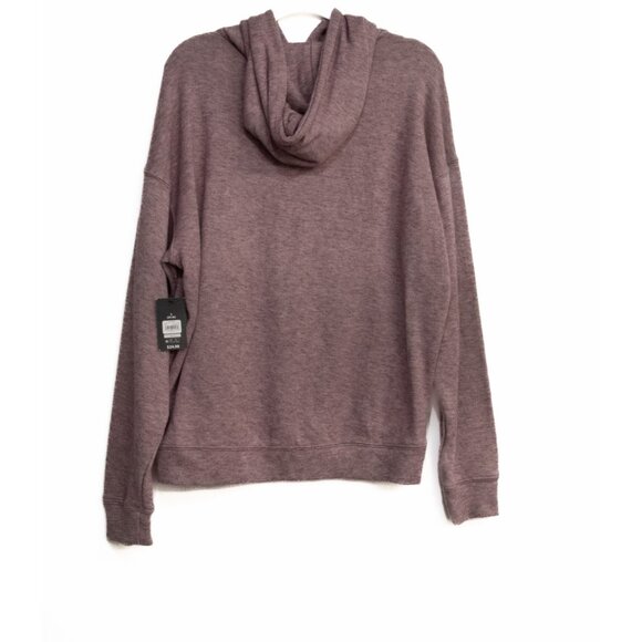 Brown Hooded Sweatshirt With Kangaroo Pocket & Long Sleeves - Picture 5 of 8